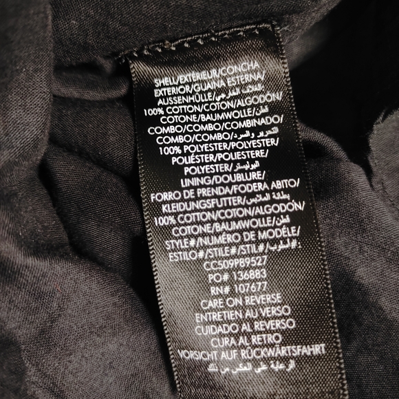 Alice + Olivia cotton valencia min Black and Cream Long Sleeve Dress - Picture 10 of 16